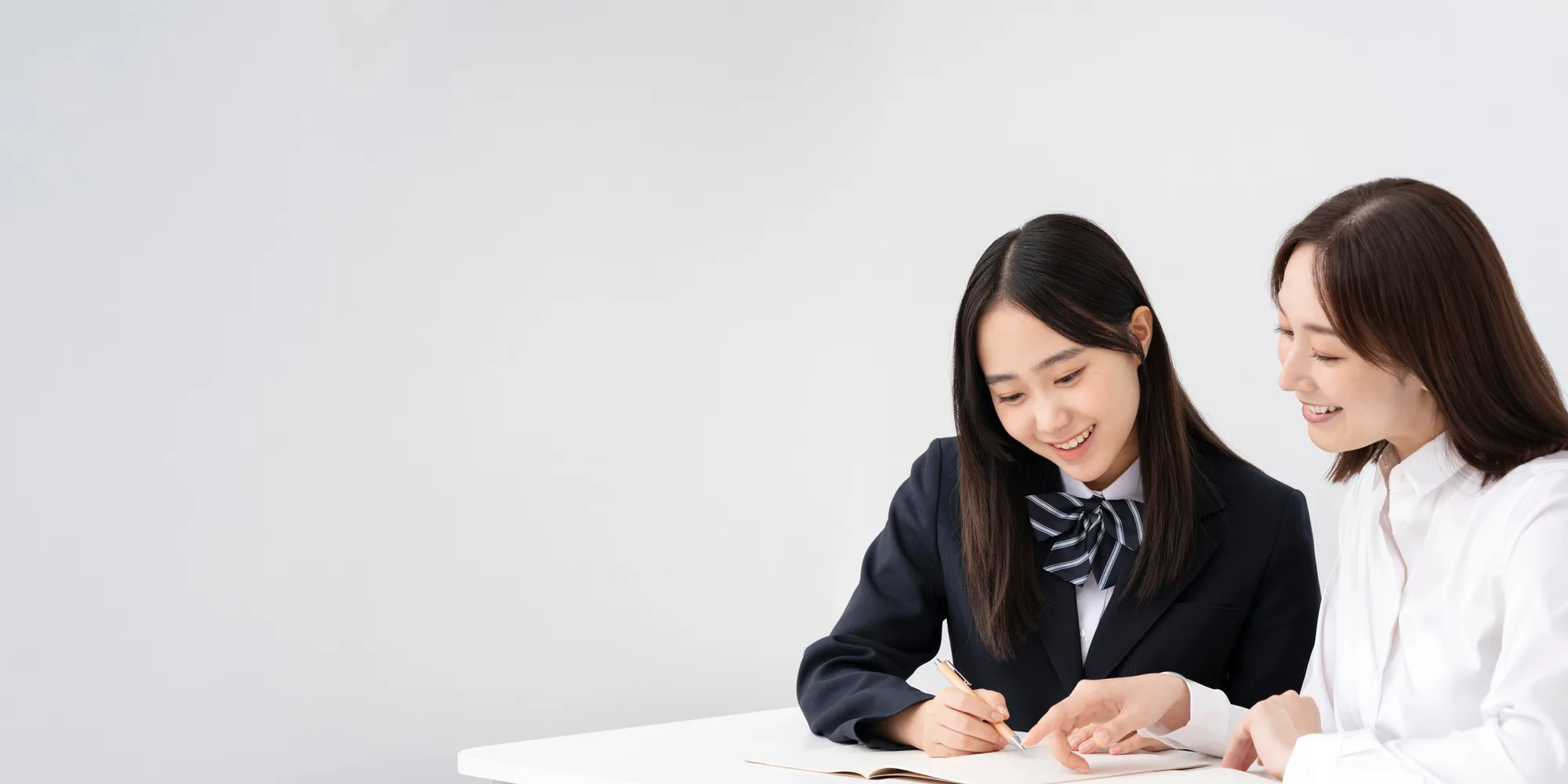 中高一貫校に通う生徒と家庭教師