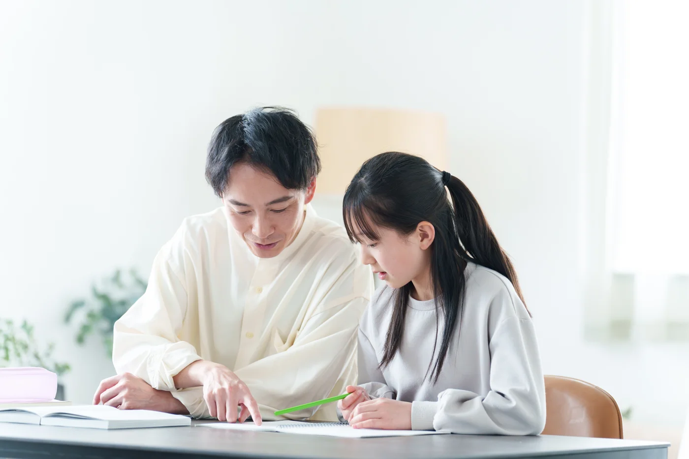 合格王の1対1完全個別指導の様子|学校の出題範囲・理解度に合わせた完全オーダーメイド指導